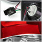 02-06 Dodge Ram C-Bar U-Halo LED Tail Lights Chrome Red