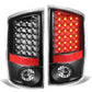 02-06 Dodge Ram 1500/2500/3500 LED Tail Lights - Black/Clear