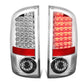 02-06 Dodge Ram 1500 2500 3500 LED Tail Lights - Chrome/Clear