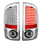 2007-2009 Dodge Ram LED Tail Lights Chrome/Clear