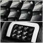 09-17 Dodge Ram 1500/2500/3500 C-Bar Style 3D LED Tail Lights Black/Clear