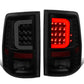 09-17 Dodge Ram 1500 2500 3500 C-Bar Style 3D LED Tail Lights Black/Smoke
