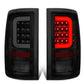 09-17 Dodge Ram 1500 2500 3500 C-Bar Style 3D LED Tail Lights Black/Smoke