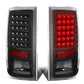 09-17 Dodge Ram 1500 2500 3500 LED Tail Lights Black Clear