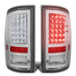 09-17 Dodge Ram 1500 2500 3500 LED Tail Lights Chrome Clear