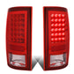 09-17 Dodge Ram LED Tail Lights Chrome Red