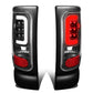 94-02 Dodge Ram C-Bar 3D U-Halo LED Tail Lights Black/Clear