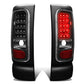 94-02 Dodge Ram LED Tail Lights - Black/Clear