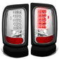 94-02 Dodge Ram LED Tail Lights - Chrome/Clear