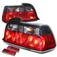 92-99 BMW 3 Series Red/Smoke Tail Lights