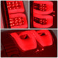 04-08 Ford F-150 3D Style Dual C-Bar LED Tail Lights - Chrome/Red