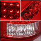 04-08 Ford F-150 3D Style Dual C-Bar LED Tail Lights - Chrome/Red