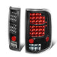 2004-2008 Ford F-150 LED Tail Lights - Black Clear