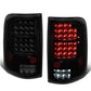 2004-2008 Ford F-150 LED Tail Lights - Black Smoke