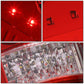 04-08 Ford F-150 LED Tail Lights Chrome Red
