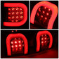 09-14 Ford F-150 Dual C-Bar 3D LED Tail Lights Black/Clear
