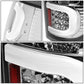 2009-2014 Ford F-150 Dual C-Bar 3D LED Tail Lights - Chrome/Clear