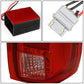90-97 Ford F-150/F-250/F-350/Bronco 3D LED Tail Lights Chrome/Red