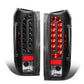 90-97 Ford F-150/F-250/F-350/Bronco LED Tail Lights Black/Clear