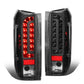 90-97 Ford F-150/F-250/F-350/Bronco LED Tail Lights Black/Clear