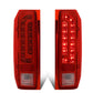 90-97 Ford F-150/F-250/F-350/Bronco LED Tail Lights Chrome/Red
