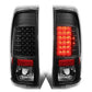 97-07 Ford F-150 F-250 F-350 F-450 F-550 LED Tail Lights Black/Clear