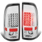 97-07 Ford F-150 F-250 F-350 F-450 F-550 LED Tail Lights Chrome