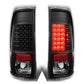 08-16 Ford F-250/F-350/F-450/F-550 Super Duty LED Tail Lights Black/Clear