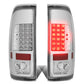 08-16 Ford F-250 F-350 F-450 F-550 Super Duty LED Tail Lights Chrome