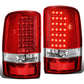 00-06 Chevrolet Tahoe Suburban Yukon LED Tail Lights Chrome Red