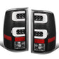 07-14 GMC Sierra 3D LED Tail Lights Black Clear