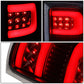 07-14 GMC Sierra 3D LED Tail Lights Black Clear