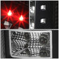 07-14 GMC Sierra LED Tail Lights Black Clear