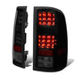 07-14 GMC Sierra LED Tail Lights Black Smoke