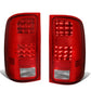 07-14 GMC Sierra LED Tail Lights Chrome/Red