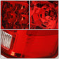 07-14 GMC Sierra LED Tail Lights Chrome/Red