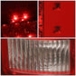 07-14 GMC Sierra LED Tail Lights Chrome/Red
