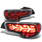 13-17 Subaru BRZ Black Housing Clear Lens Red Signal Tail Lights