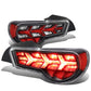 2013-2017 Subaru BRZ / Scion FRS Tail Lights - Black Clear