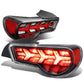 2013-2017 Subaru BRZ / Scion FRS Tail Lights - Black Clear