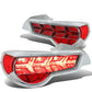 13-17 Subaru BRZ Chrome Housing Clear Lens Tail Lights