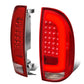 2005-2015 Toyota Tacoma L-Bar Style 3D LED Tail Lights Chrome/Red