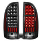 2005-2015 Toyota Tacoma LED Tail Lights - Black/Clear