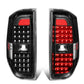 14-18 Toyota Tundra Full LED Tail Lights Black/Clear