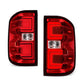14-19 Chevrolet Silverado / GMC Sierra Dually Red Clear Tail Lights