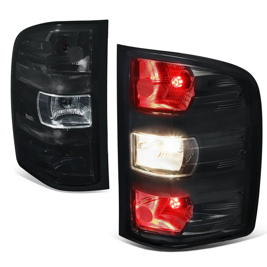 2007-2013 Silverado Black Smoke Tail Lights