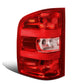 2007-2013 Chevrolet Silverado Red Clear Tail Light Left
