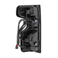 2019-2024 Chevrolet Silverado 1500 LED Tail Lights - Black Smoke