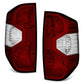 14-21 Toyota Tundra Dark Red Clear Lens Tail Light Set