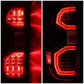 14-21 Toyota Tundra LED Tube Tail Lights Black Housing Red Lens